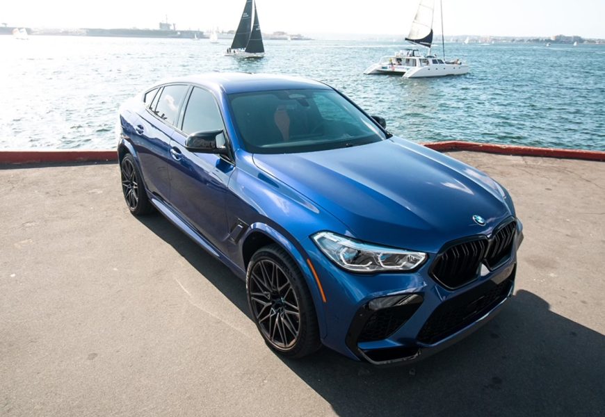 BMW X6M Competition rental in Los Angeles