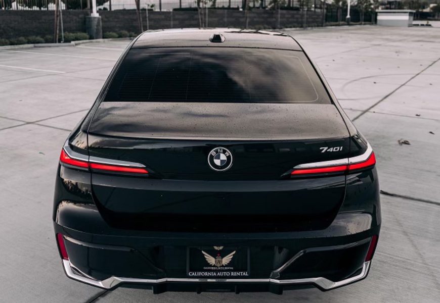 BMW 740I rental in Los Angeles