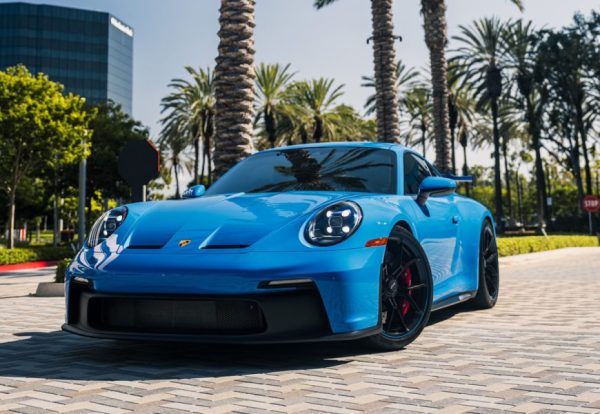 A Porsche 992 GT3 rental in Los Angeles, CA.