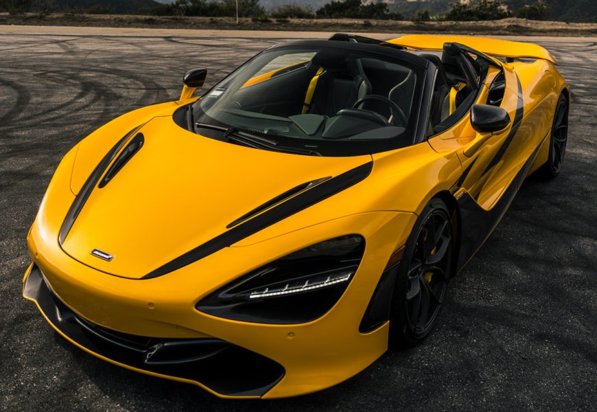 McLaren 720S Spider for rental in Los Angeles