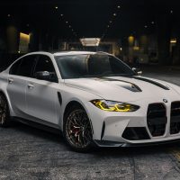 A BMW M# CS for rent.