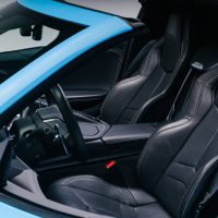 Corvette V8 in Blue Color