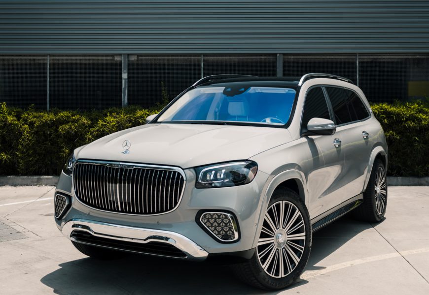 A Mercedes Maybach GLS 600 for rent in Los Angeles.