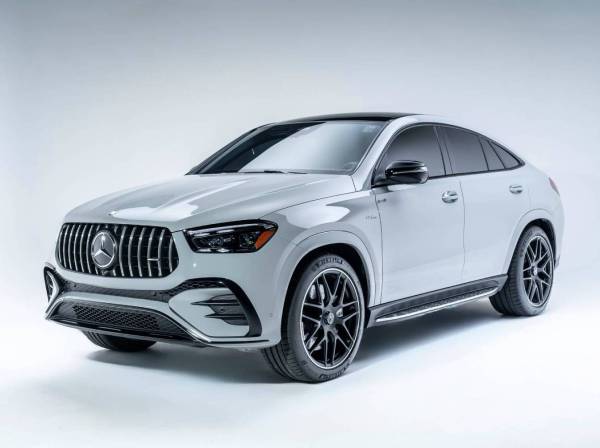 A Mercedes-Benz AMG GLE53 for rent in Los Angeles.