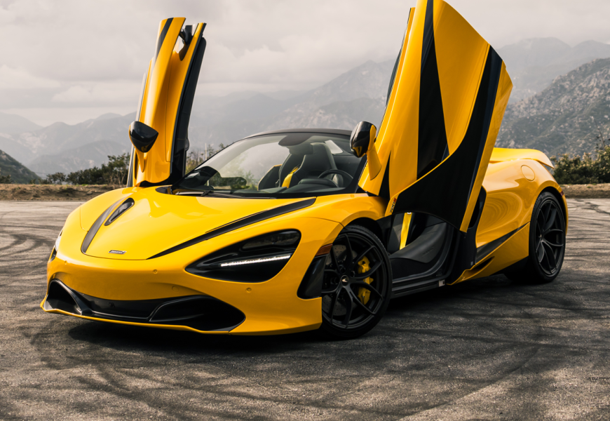 A McLaren 720 S Spider for rent